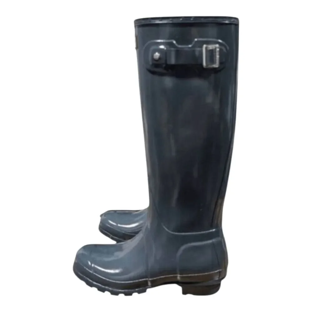 HUNTER Original Tall Gloss Rain Boot Size 6